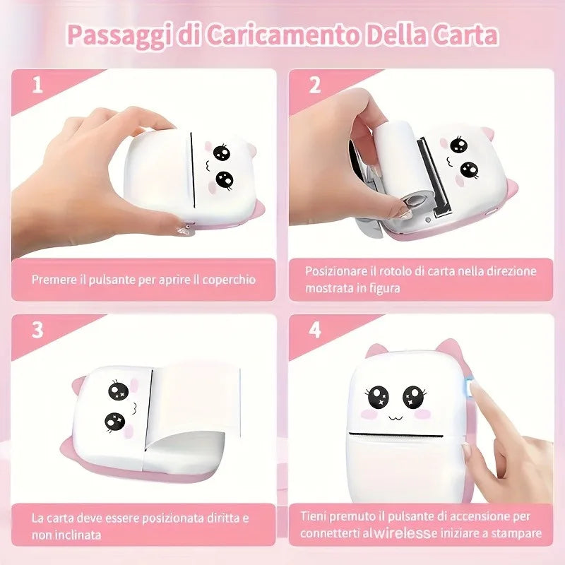 Mini Pocket Thermal Wireless Printer