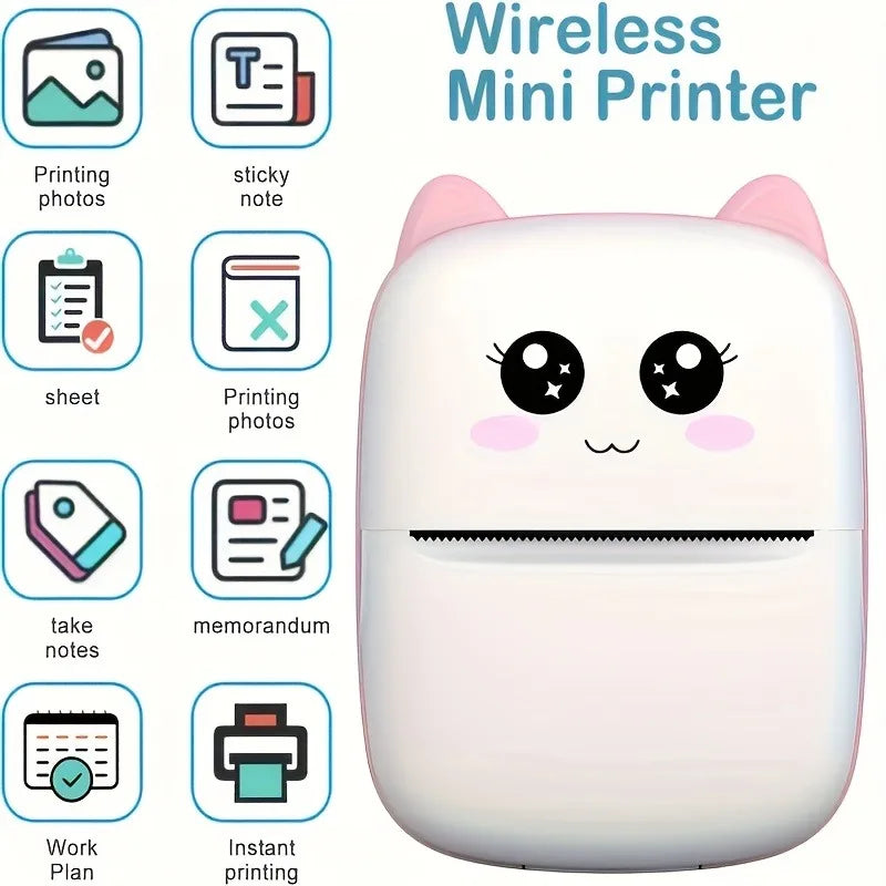 Mini Pocket Thermal Wireless Printer