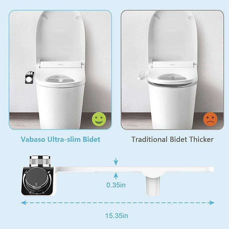 Wash Pro: Dual-Nozzle Luxury Bidet Attachment