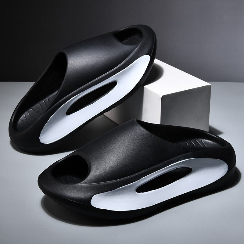 CloudWalk™ Thick-Soled EVA Slides – Ultra-Comfortable Non-Slip Unisex Beach & Home Sandals