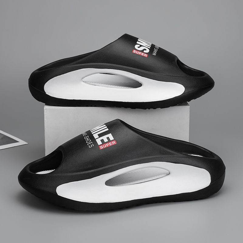 CloudWalk™ Thick-Soled EVA Slides – Ultra-Comfortable Non-Slip Unisex Beach & Home Sandals