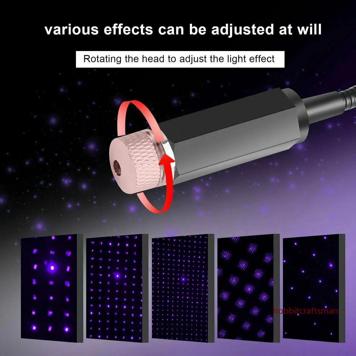 SkyGlow USB Galaxy Projector