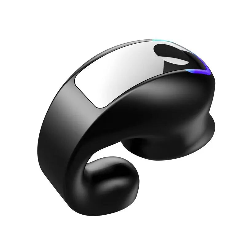 ™ Open-Ear Wireless Headphones – Bone Conduction Clip-On Bluetooth Headset with HD Mic