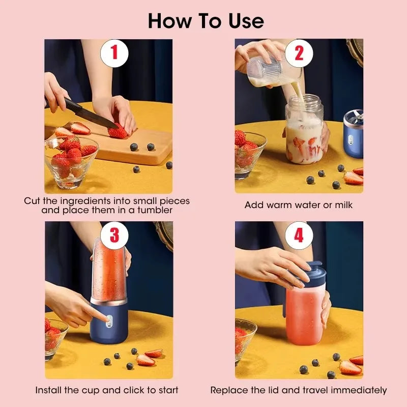 Blend Pro: Universal Portable Juice Blender