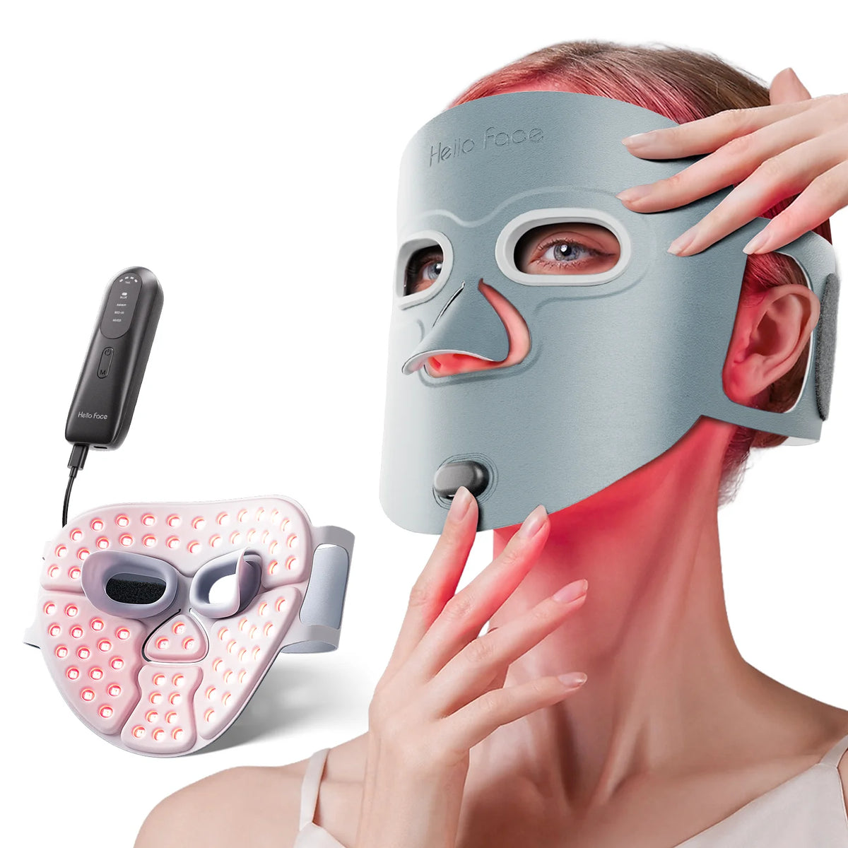 Glow Pro: 3D Wireless LED Light Therapy Mask