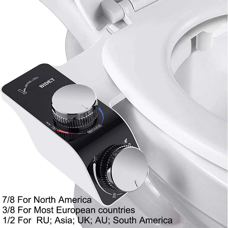 Wash Pro: Dual-Nozzle Luxury Bidet Attachment