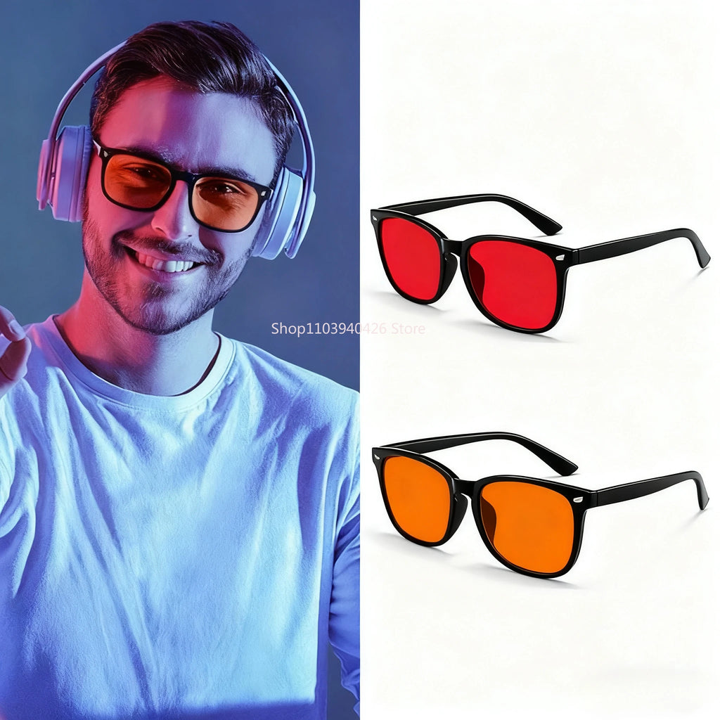 Advanced Red-Lens Sleep & Blue Light Blocking Glasses