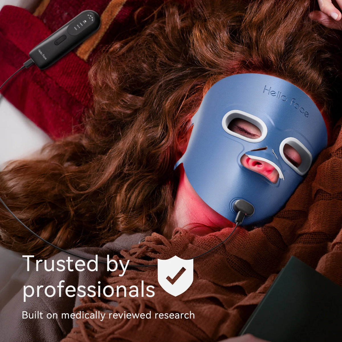 Glow Pro: 3D Wireless LED Light Therapy Mask