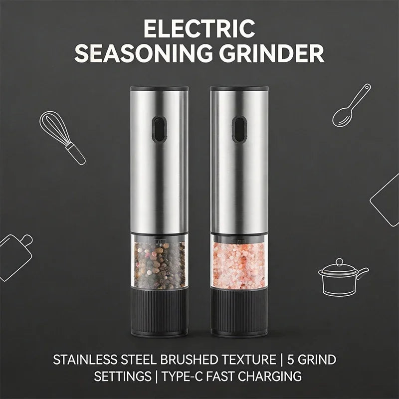 Rechargeable Electric Salt & Pepper Grinder