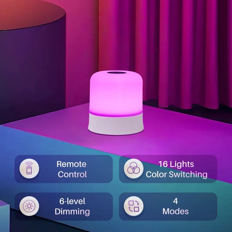 GlowPod RGB Wireless Bedside Lamp