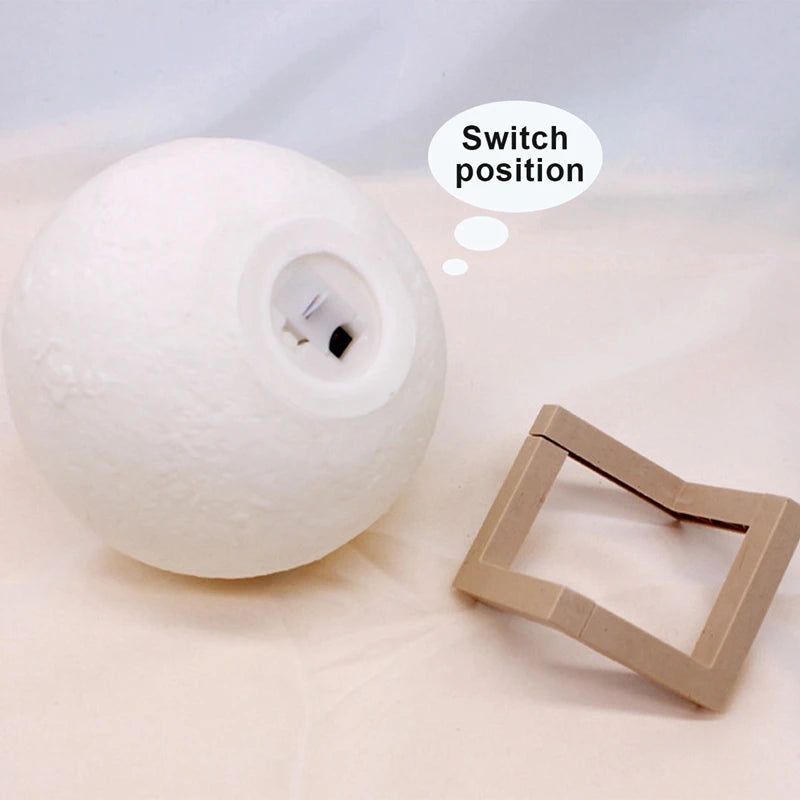LunaGlow Wireless Moon Lamp