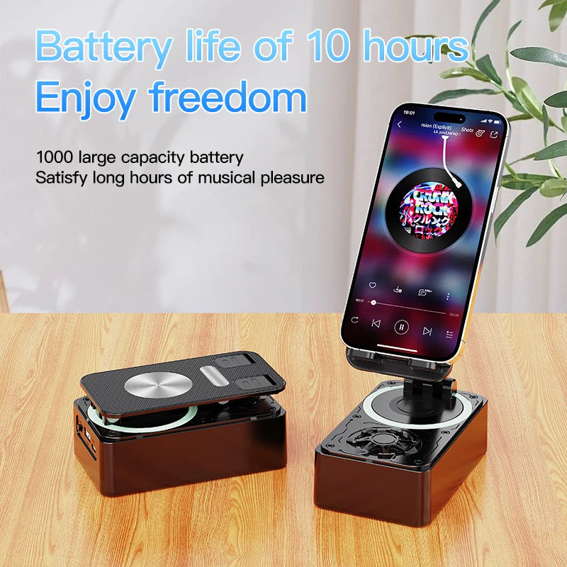 3-in-1 Foldable Live Stream Speaker & Phone Charging Stand