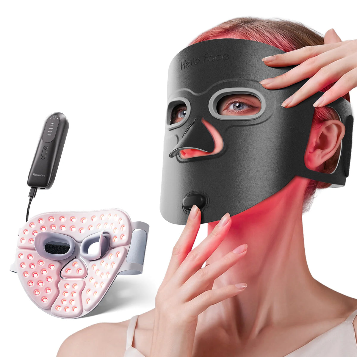 Glow Pro: 3D Wireless LED Light Therapy Mask