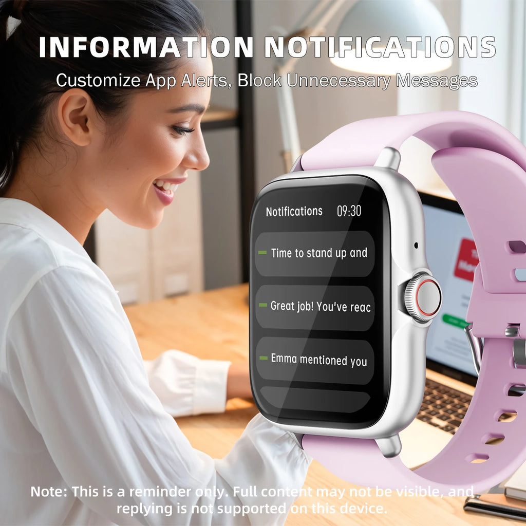 SmartWatch Pro 1.83" – Bluetooth Call, Fitness Tracker & Smart Notifications for iPhone & Android