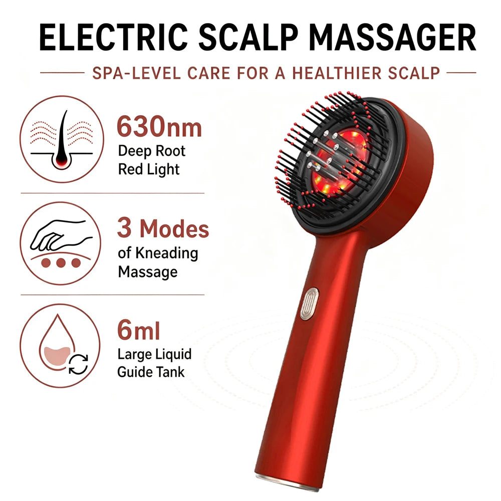 FolliSonic Red Light Serum Brush